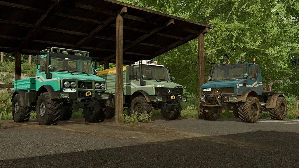 Unimog U1200, U1400, U1600 v1.0 FS22 FS22 Mod Free Download