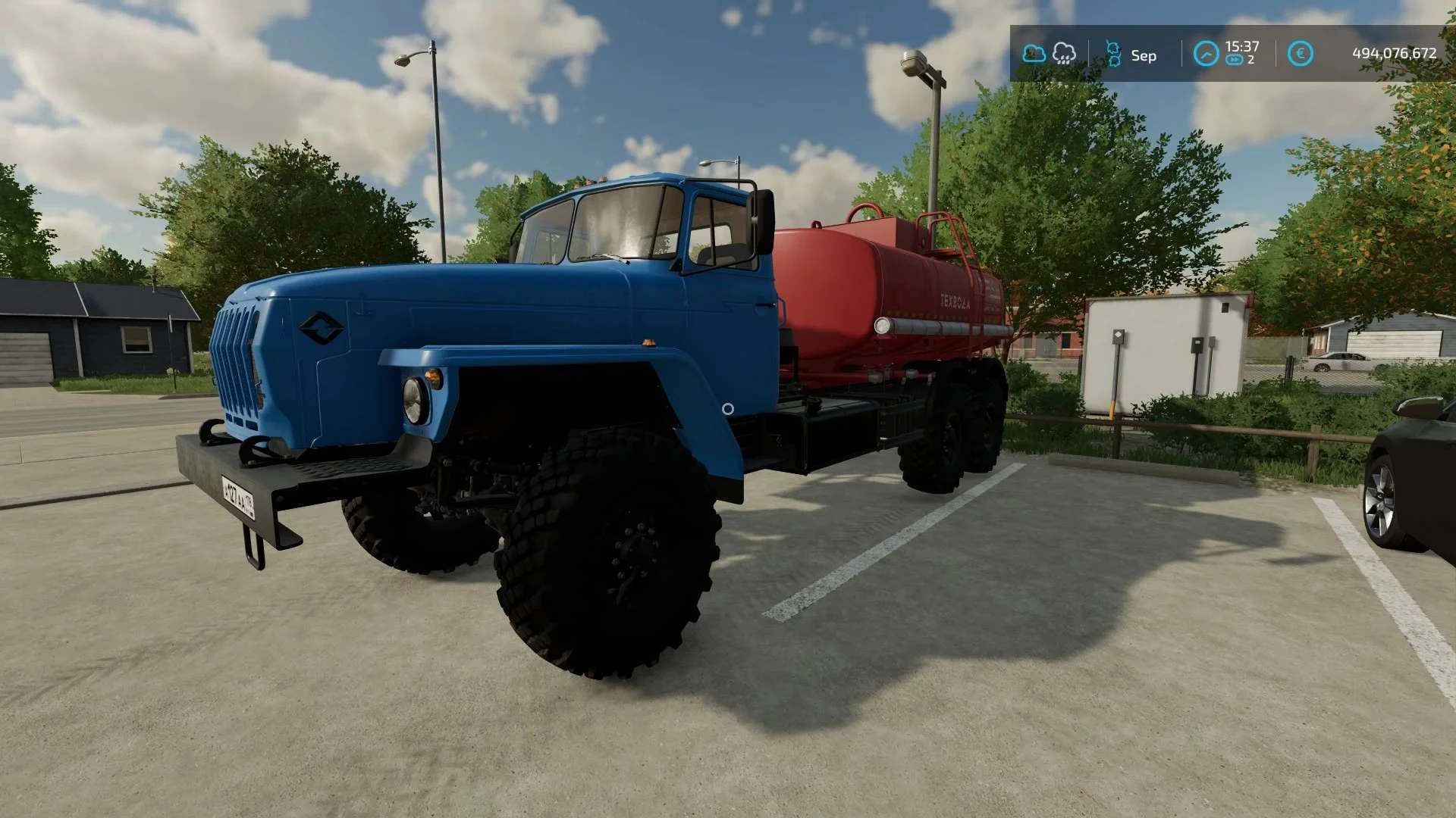URAL 4320-60 ACV/ATZ Tanker v1.0 FS22 FS22 Mod Free Download