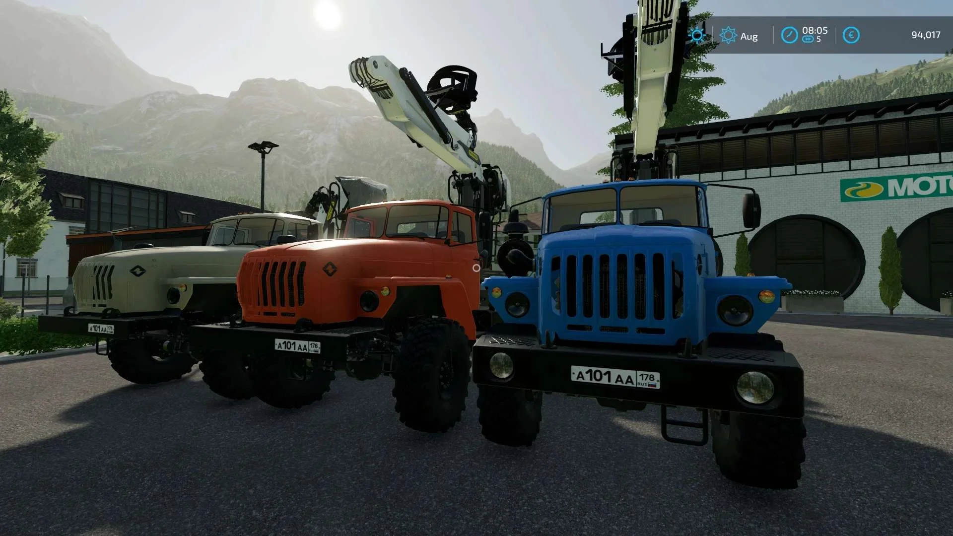 URAL 44202 MNX, MNX-T v1.0 FS22 FS22 Mod Free Download
