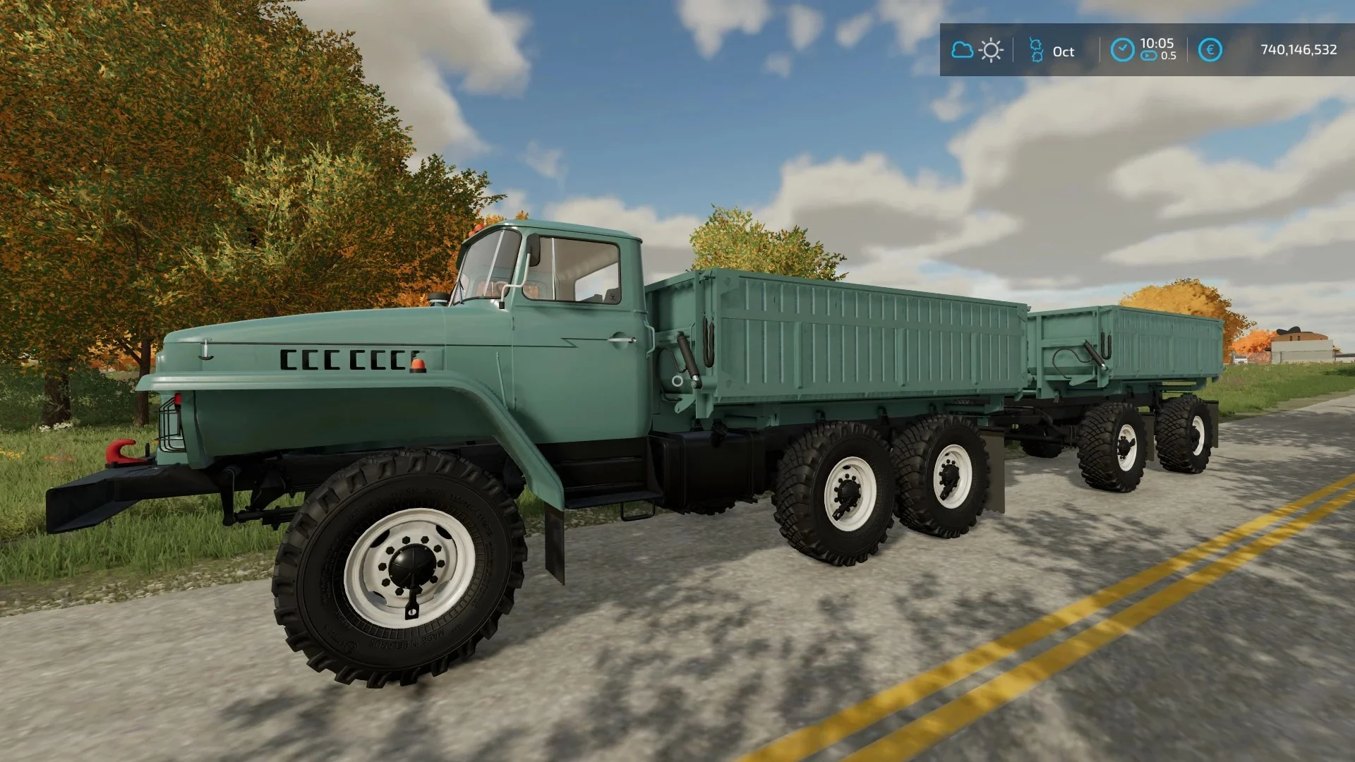 URAL-5557/375 V1.0 FS22 FS22 Mod Free Download