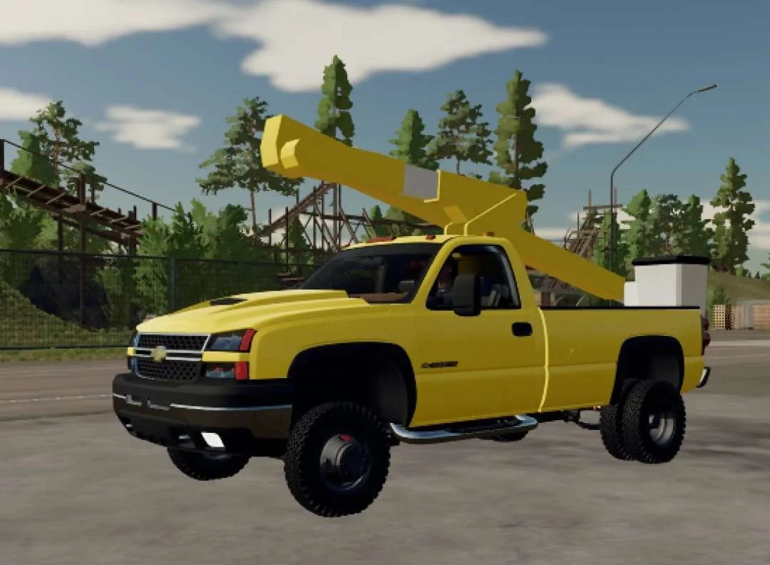 Vintage Chevy bucket truck v1.0 FS22 FS22 Mod Free Download