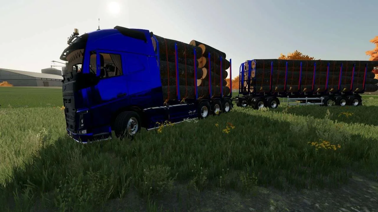 Volvo FH16 wood with autoload v1.0 FS22 FS22 Mod Free Download