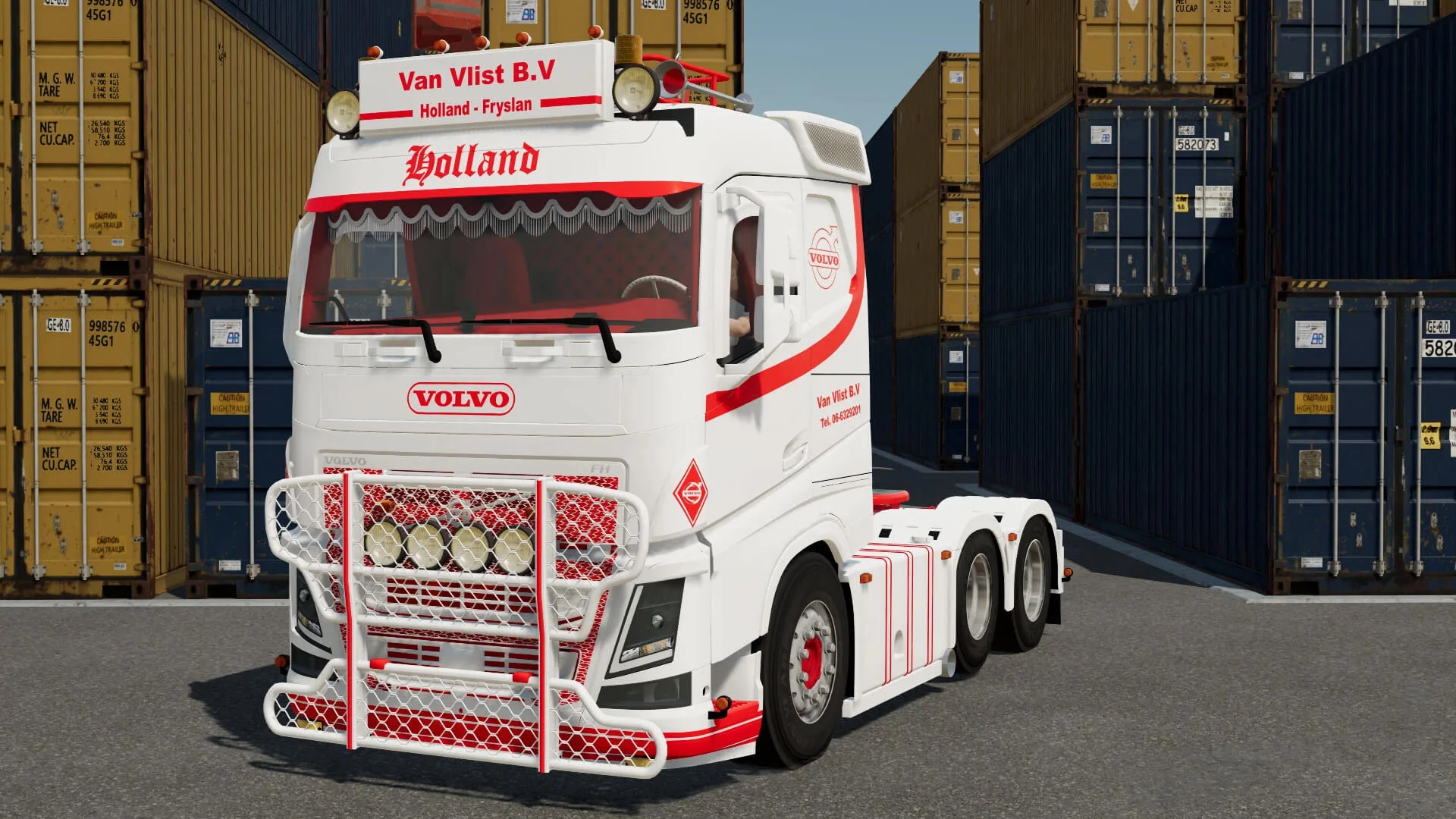 Volvo FH500 Van Vlist B.V v1.0 FS22 FS22 Mod Free Download