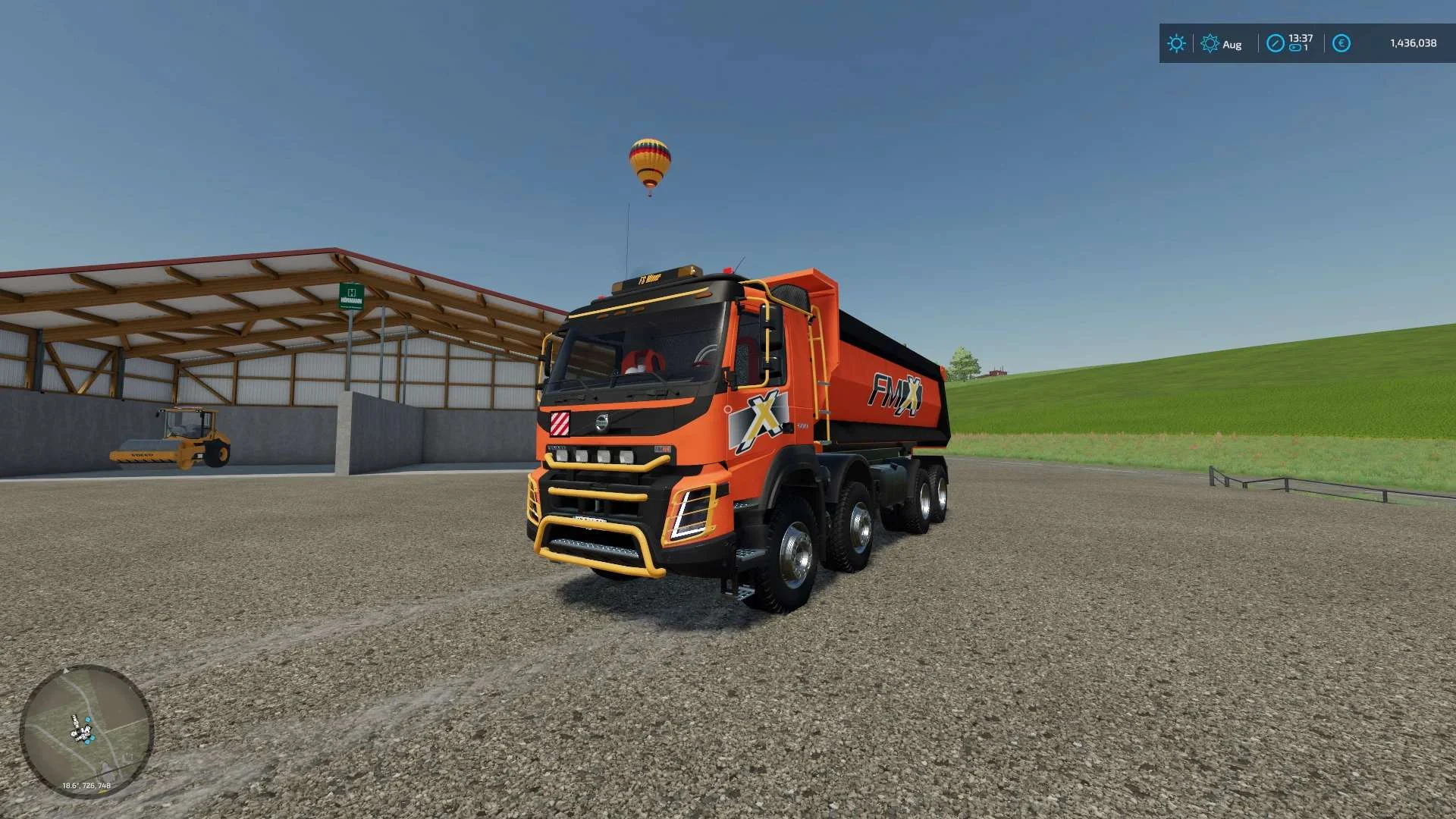 Volvo FMX 8X4 Hardox Tipper FS Miner’s Edit FS22 FS22 Mod Free Download