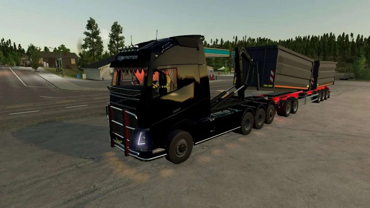 Volvo Hooklift / JYKI Trailer / Container Pack v1.0 FS22 FS22 Mod Free Download