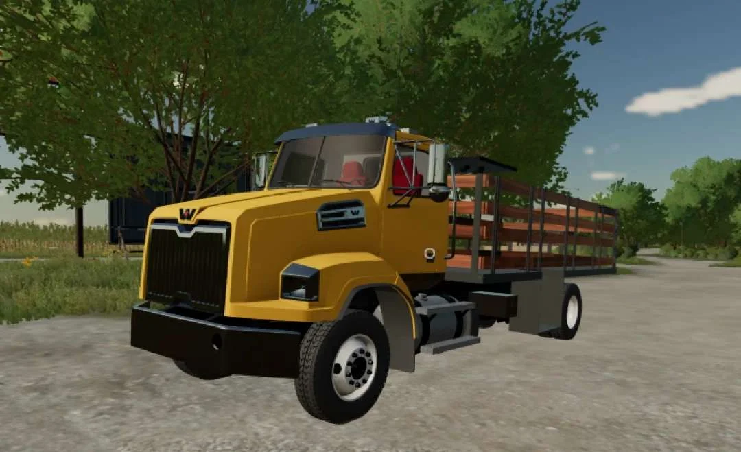 Western Star sign truck v1.0 FS22 FS22 Mod Free Download