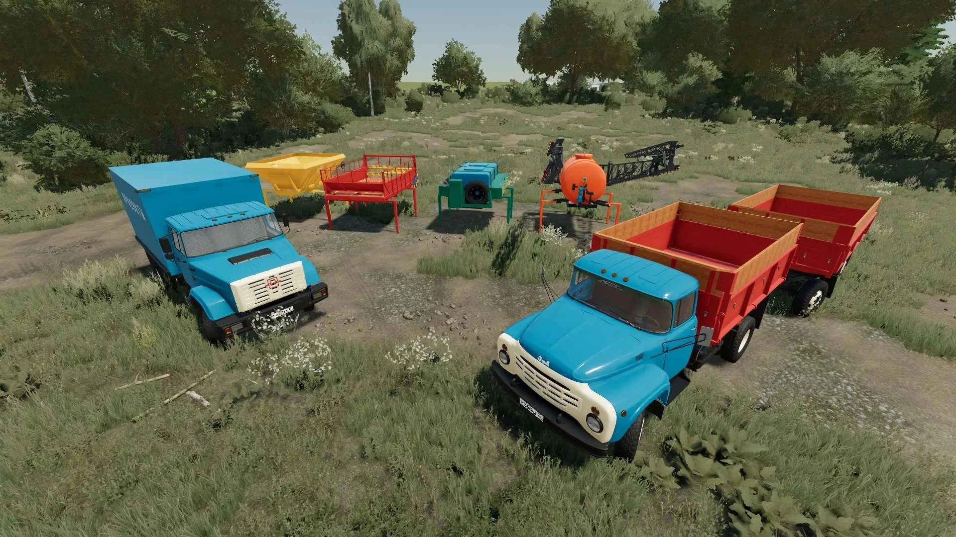ZIL 130 MODULE PACK v1.0.0.1 FS22 FS22 Mod Free Download