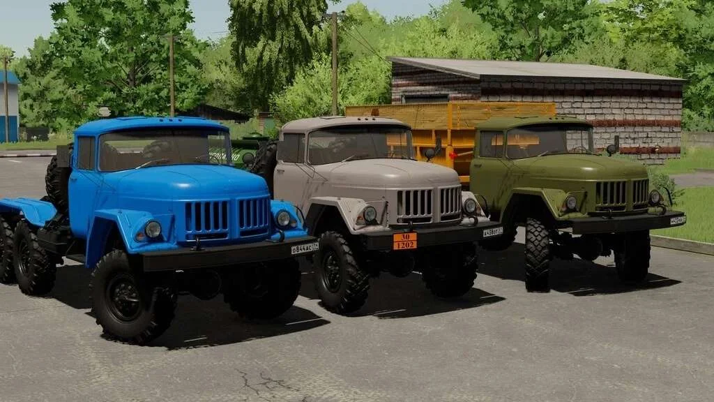 ZIL-131 Pack v1.0 FS22 FS22 Mod Free Download