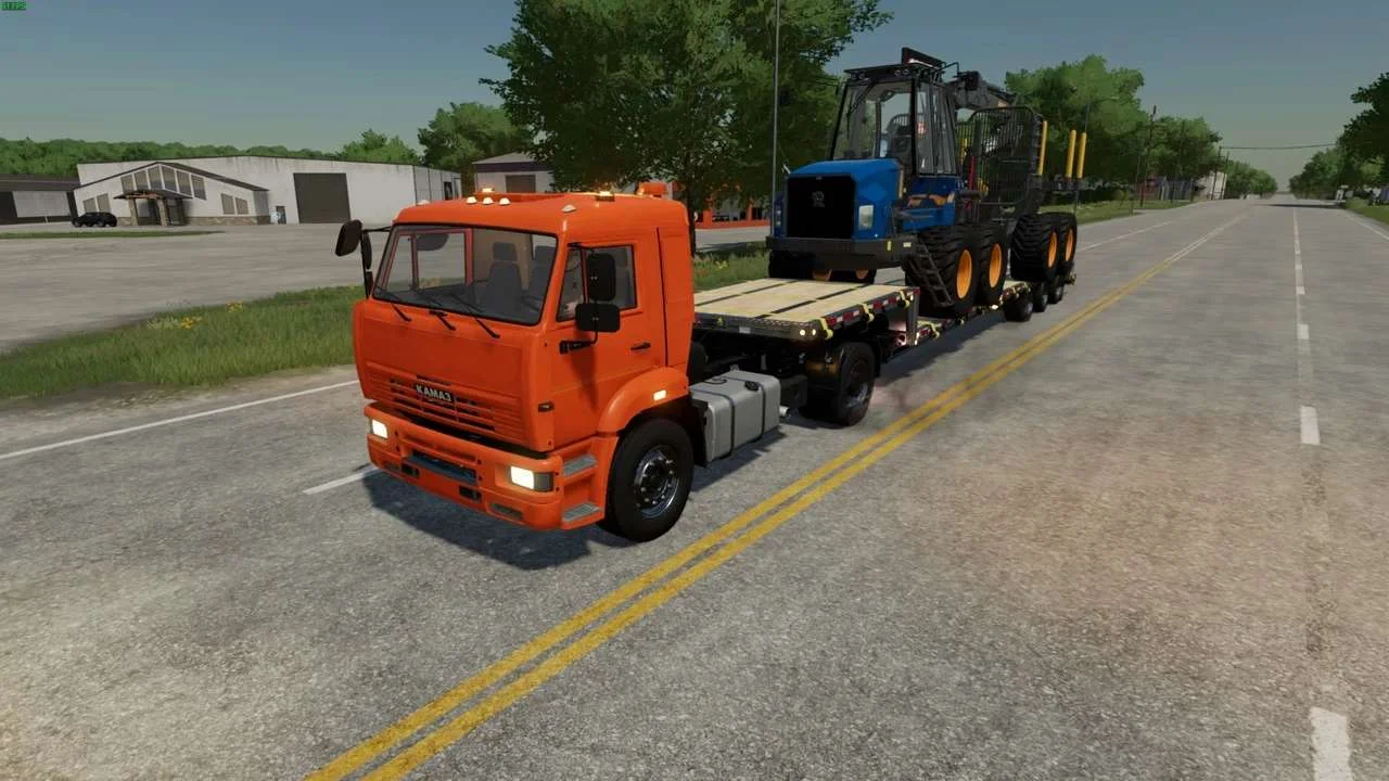 Тruck Kamaz 5460 v1.0 FS22 FS22 Mod Free Download