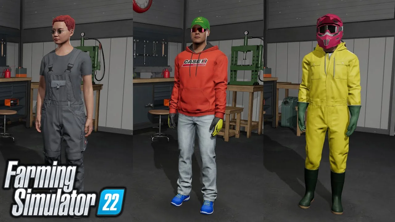 How to customise Farming Simulator 22 Character (Male & Female) FS22 Mod Free Download