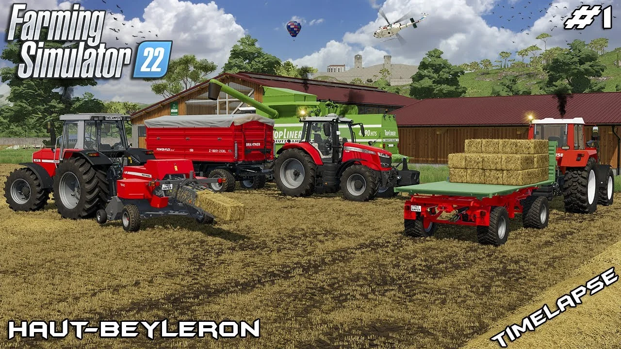 How to Harvest Wheat and baling Straw in FS22 FS22 Mod Free Download