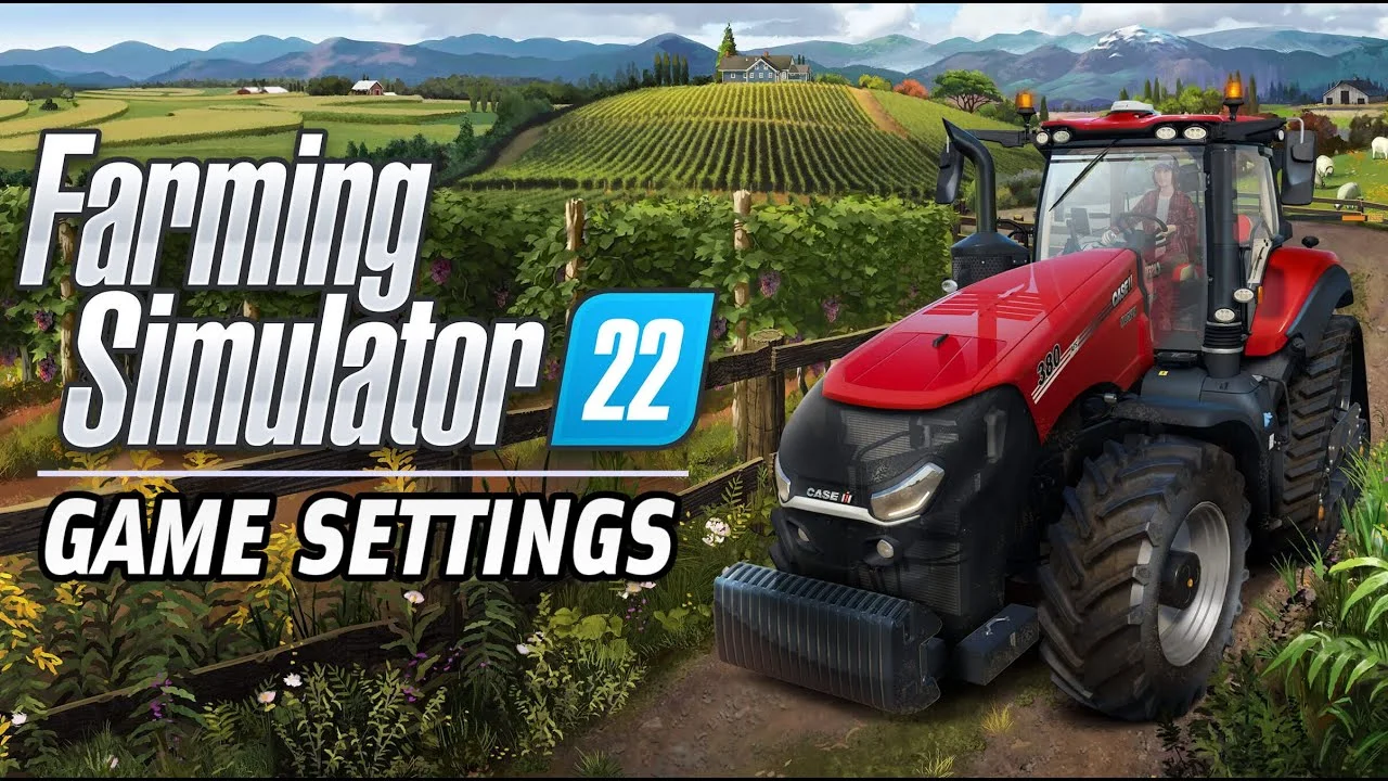 How to set Farming Simulator 22 Game Settings FS22 Mod Free Download