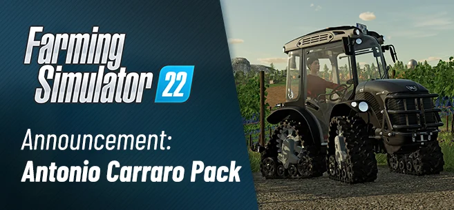 Antonio Carraro Pack for Farming Simulator 22 FS22 Mod Free Download