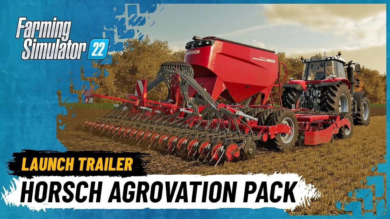 Horsch AgroVation Pack Launch Trailer FS22 Mod Free Download