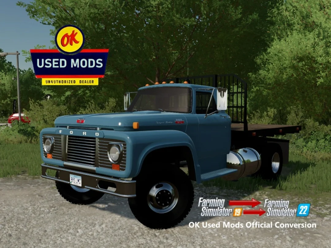 1964 Ford T850 Flatbed V1.1 FS22 FS22 Mod Free Download