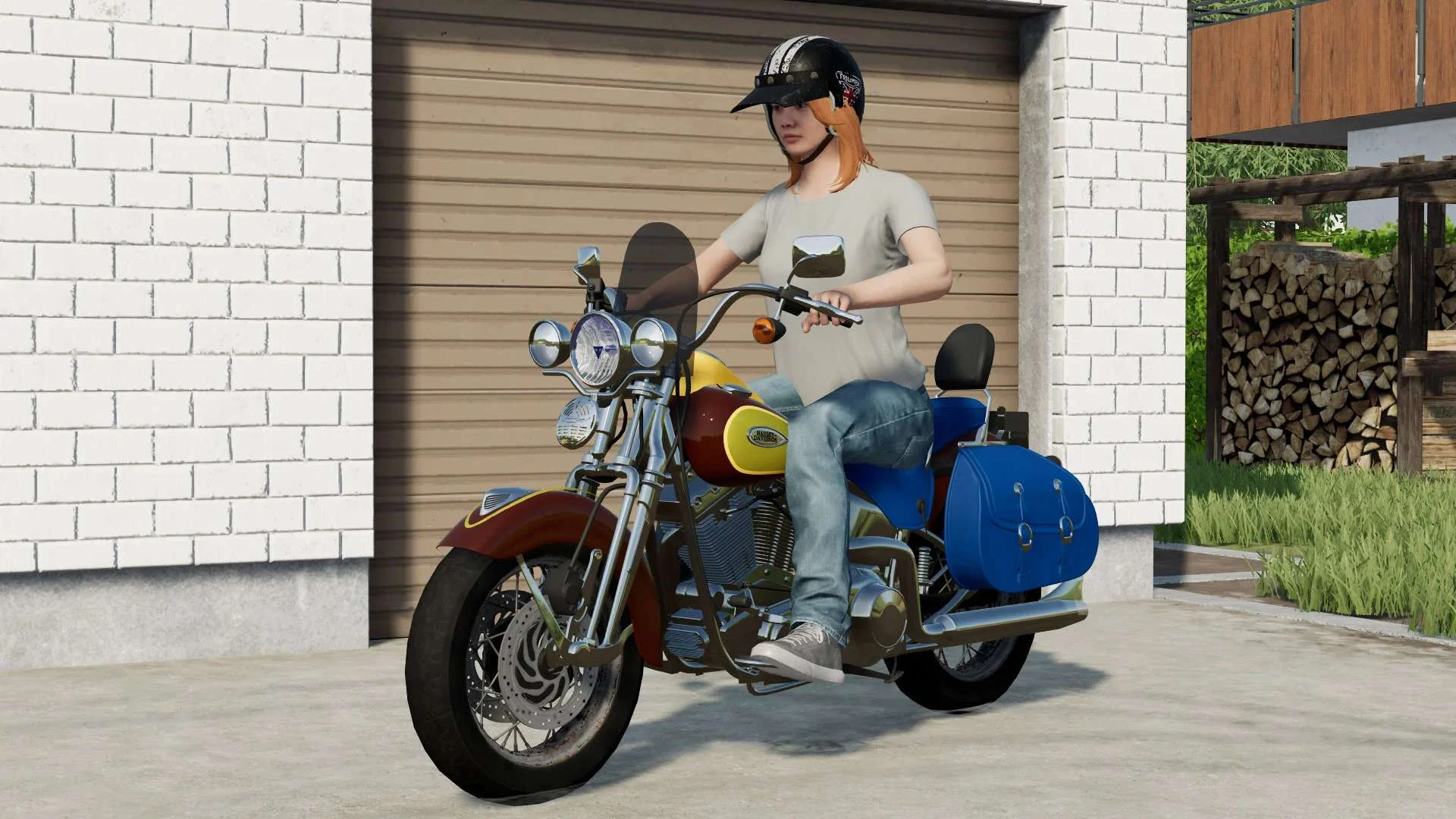 2002 Harley Davidson Heritage Springer v2.0 FS22 FS22 Mod Free Download