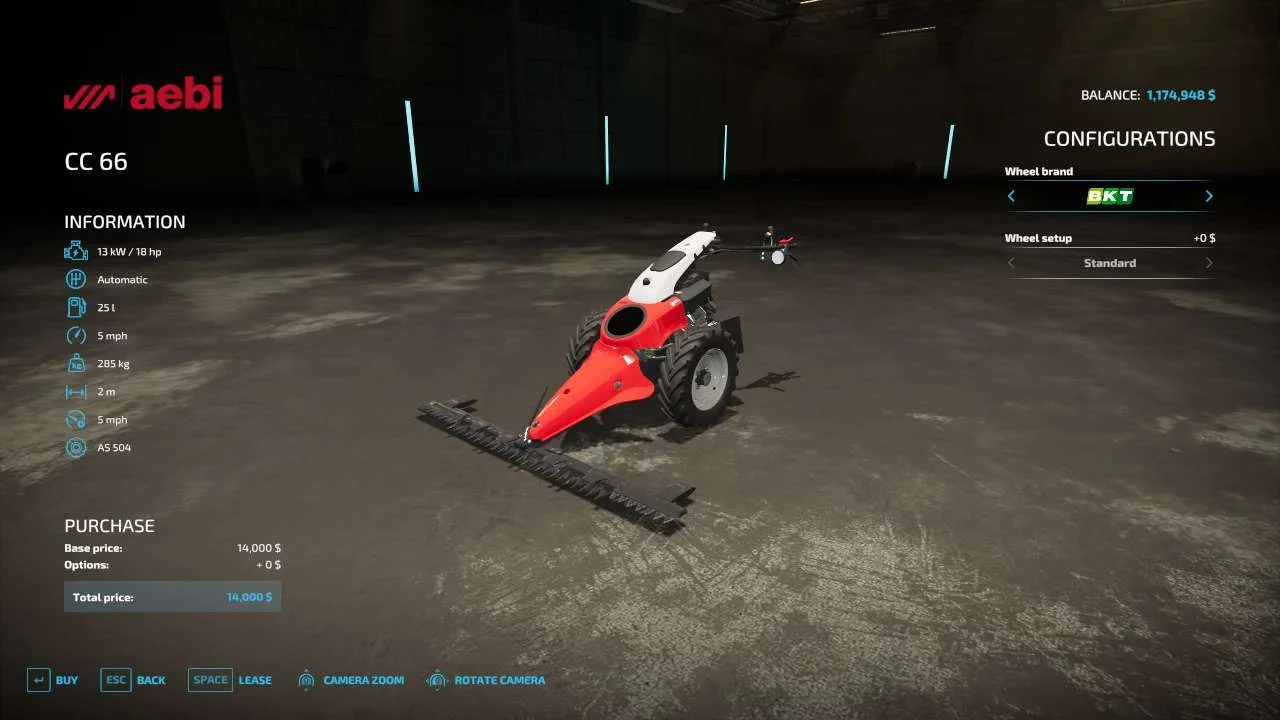 Aebi 66 v1.0 FS22 FS22 Mod Free Download