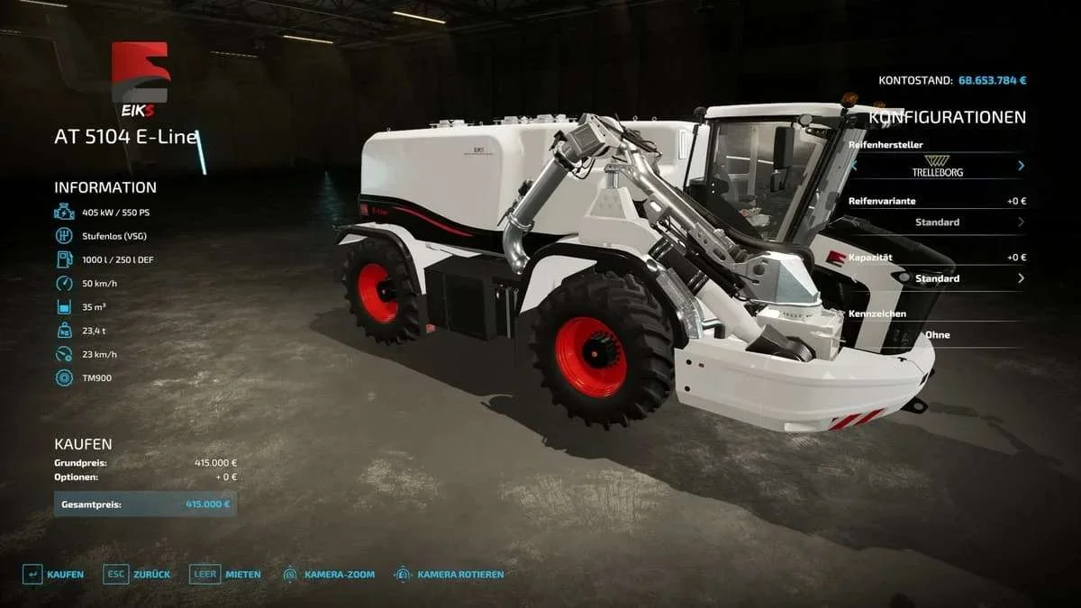 AT 5104 E-Line and Track-Pack E-Line by Eiks v1.0 FS22 FS22 Mod Free Download