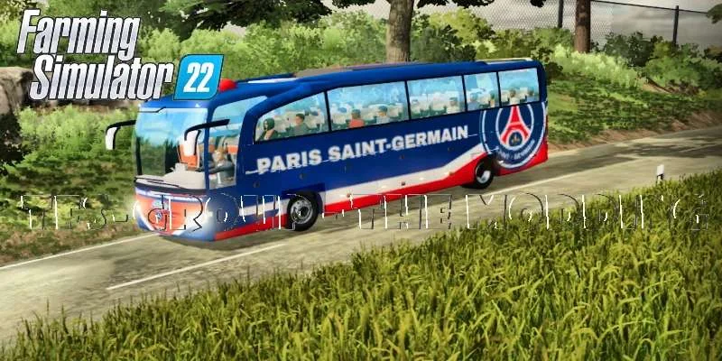 Autobus PSG v1.0 FS22 FS22 Mod Free Download