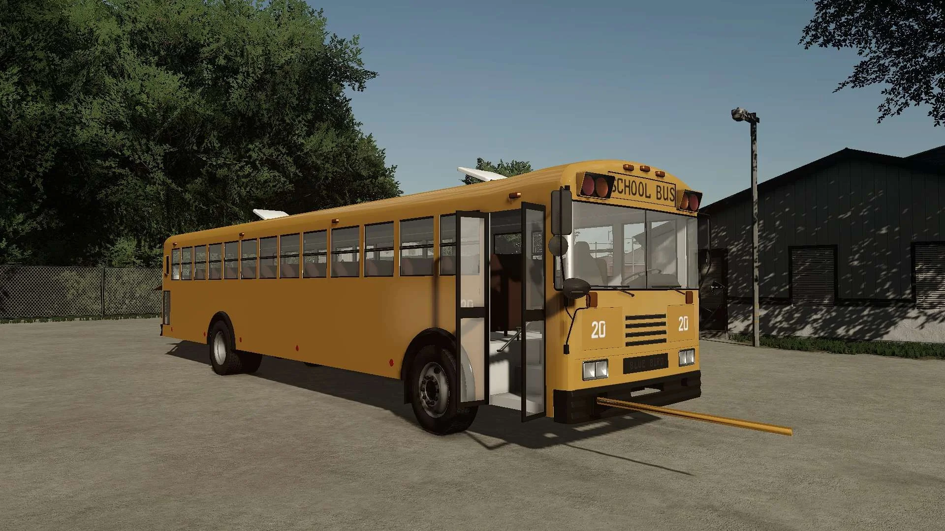 Blue Bird School Bus V1.0 FS22 FS22 Mod Free Download
