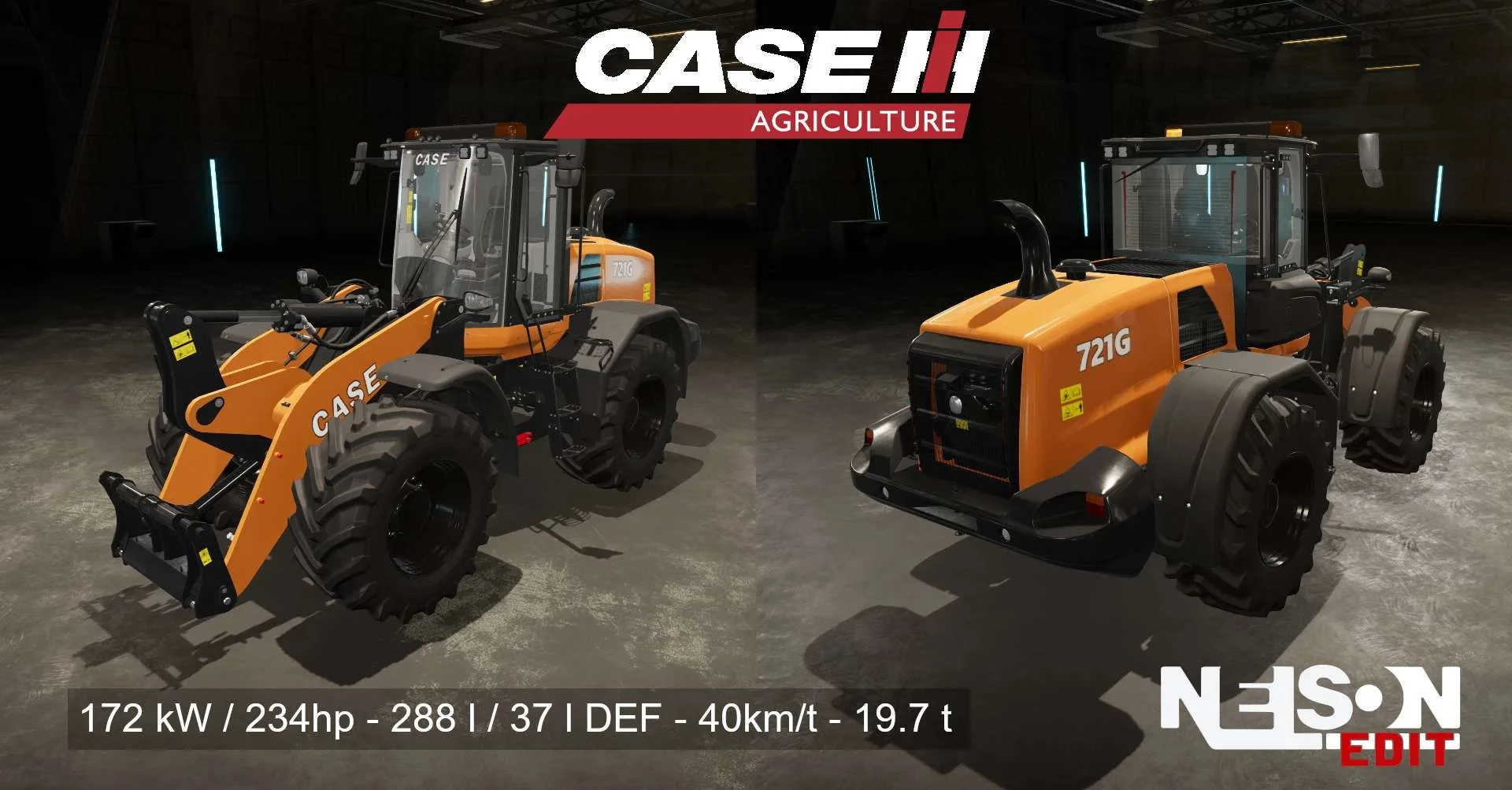 CASE 721G Frontloader v1.0 FS22 FS22 Mod Free Download
