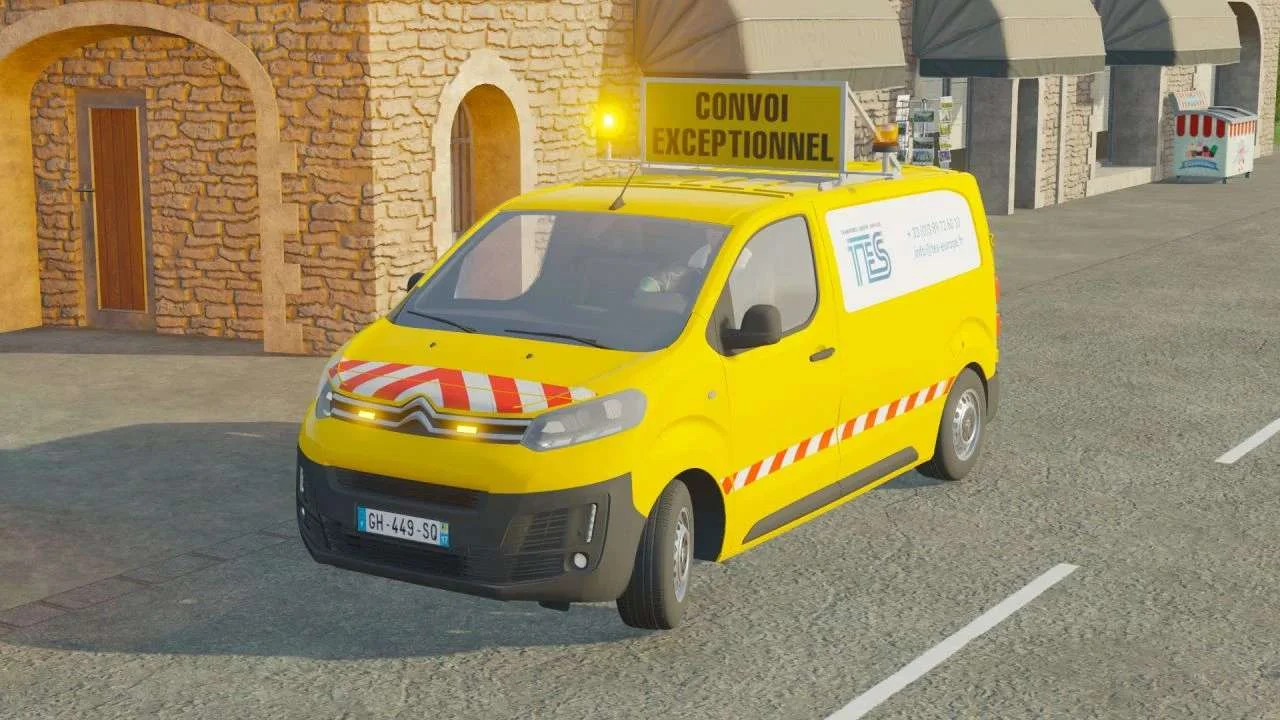 Citroën Jumpy Exceptional Convoy Pilot v1.0 FS22 FS22 Mod Free Download