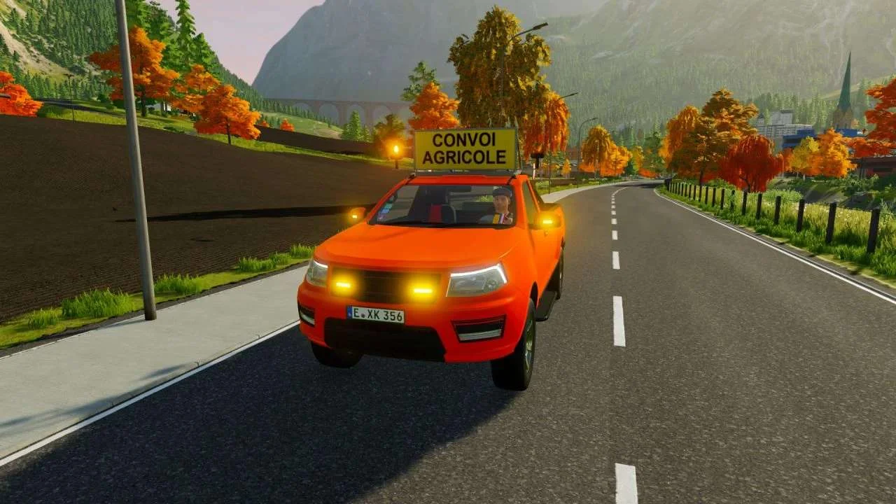 Convoy Pilot Pickup v1.0.1 FS22 FS22 Mod Free Download