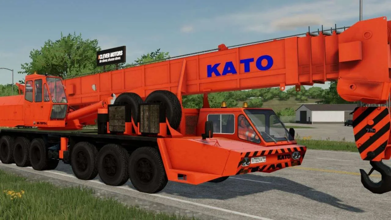 Crane KATO NK-750YS L v3.0 FS22 FS22 Mod Free Download