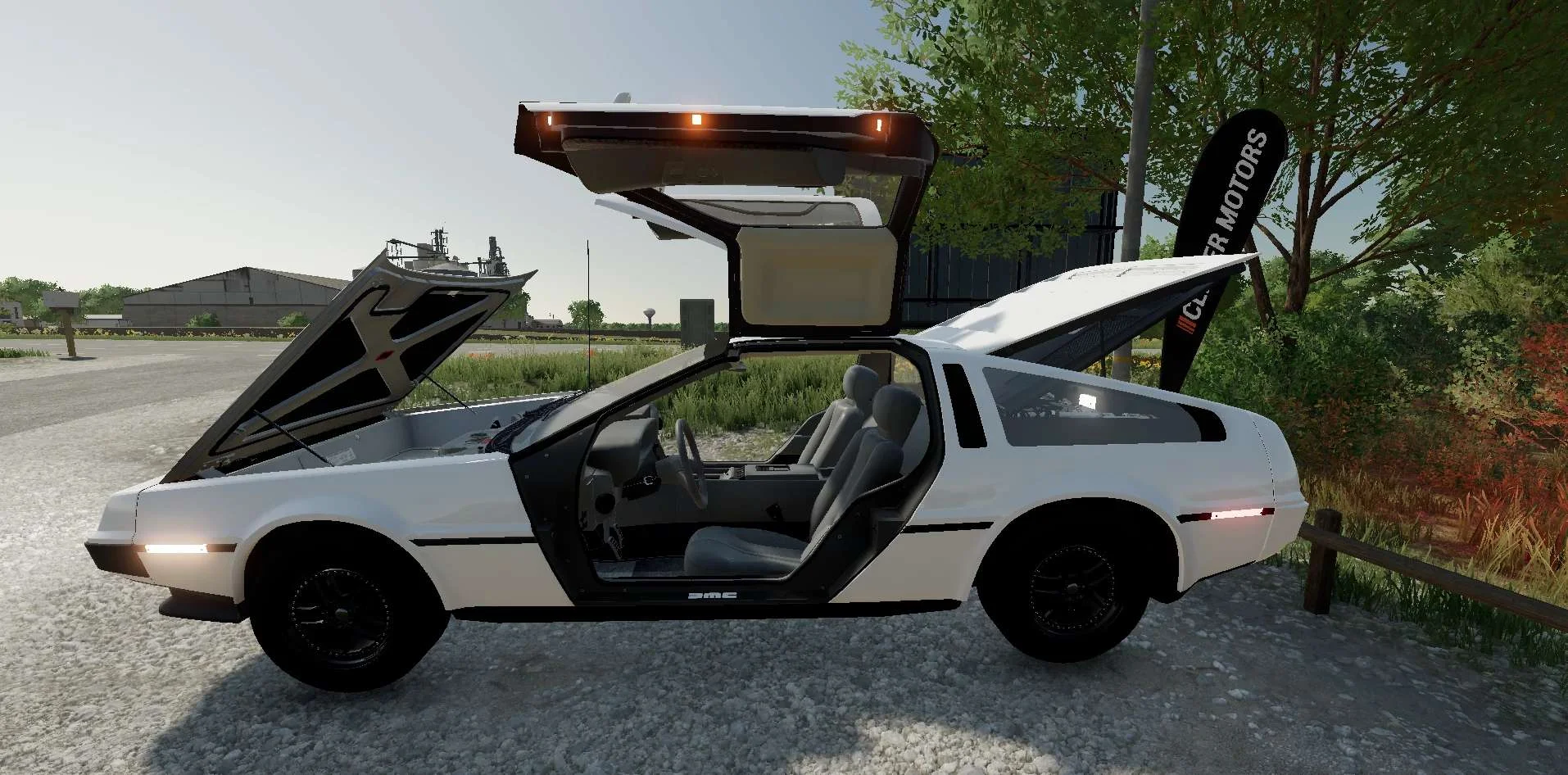 DMC12 Delorean v1.0 FS22 FS22 Mod Free Download