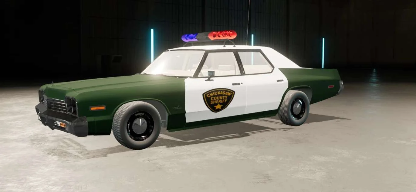 Dukes of Hazzard Sheriff Cars v1.0 FS22 FS22 Mod Free Download