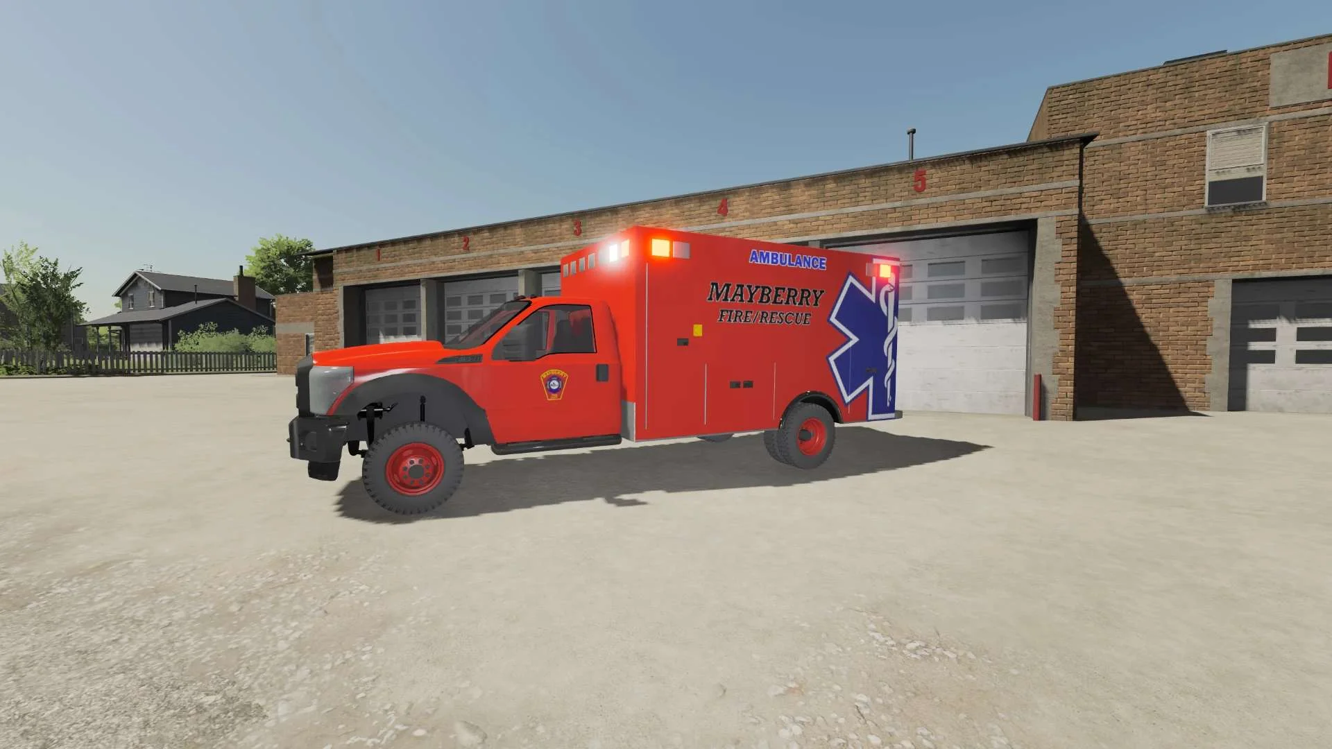 F550 Ambulance v1.0 FS22 FS22 Mod Free Download