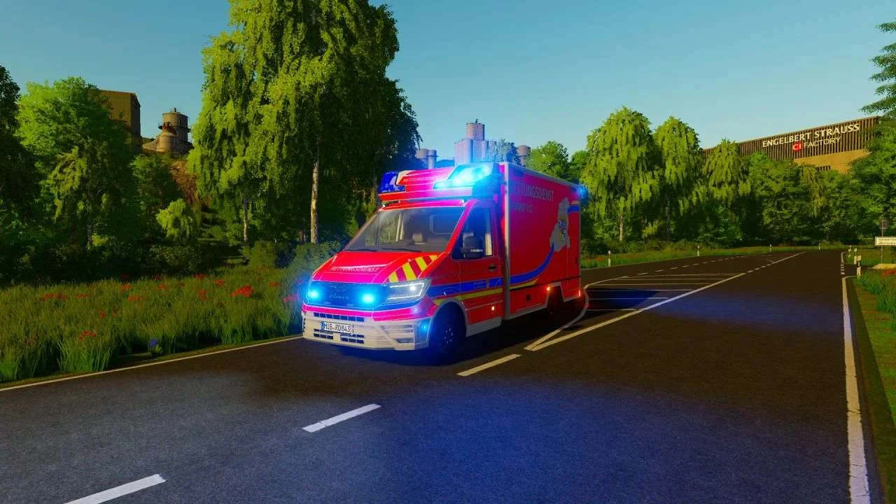 Fahrtec ambulance v1.0 FS22 FS22 Mod Free Download