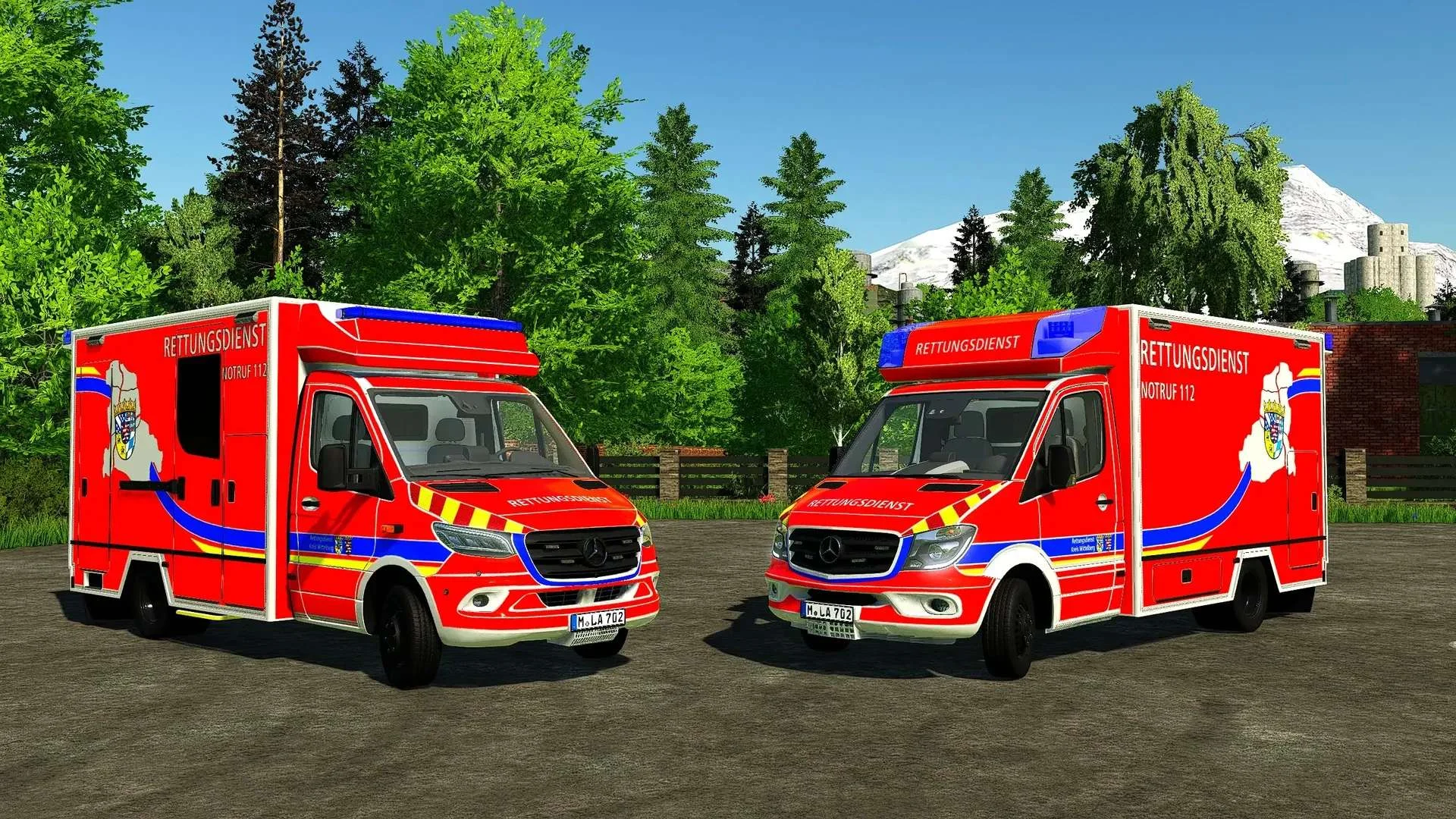 Fahrtec Rettungswagen F2-F4 v1.0 FS22 FS22 Mod Free Download