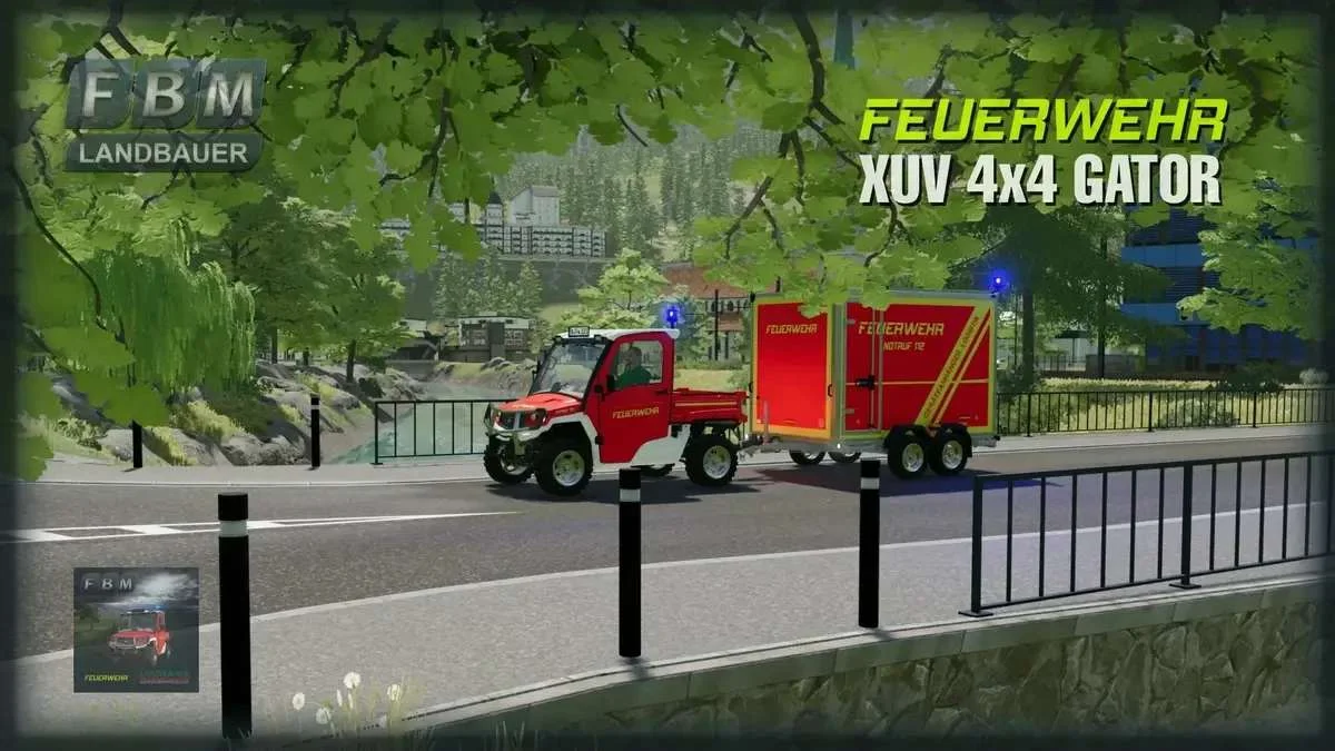 Feuerwehr XUV 4×4 v1.0 FS22 FS22 Mod Free Download