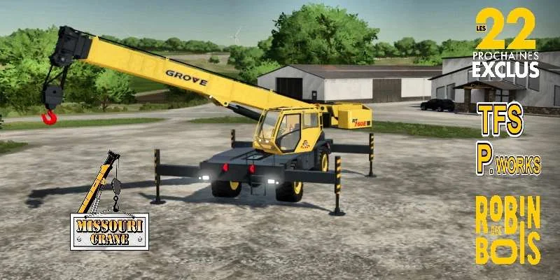 GROVE RT 760E v1.0 FS22 FS22 Mod Free Download