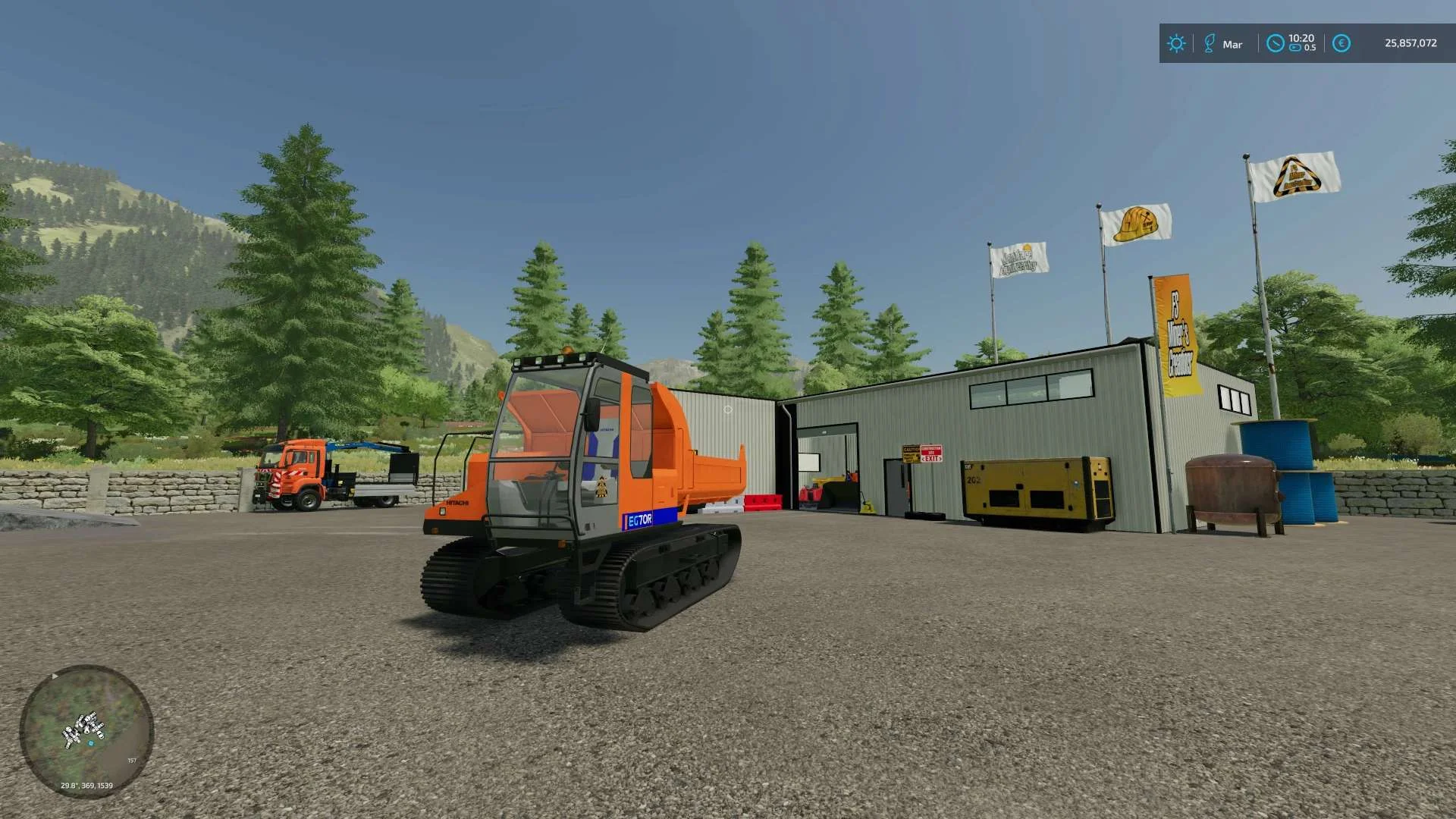 Hitachi EG-70R Crawler Dumper V1.0 FS22 FS22 Mod Free Download