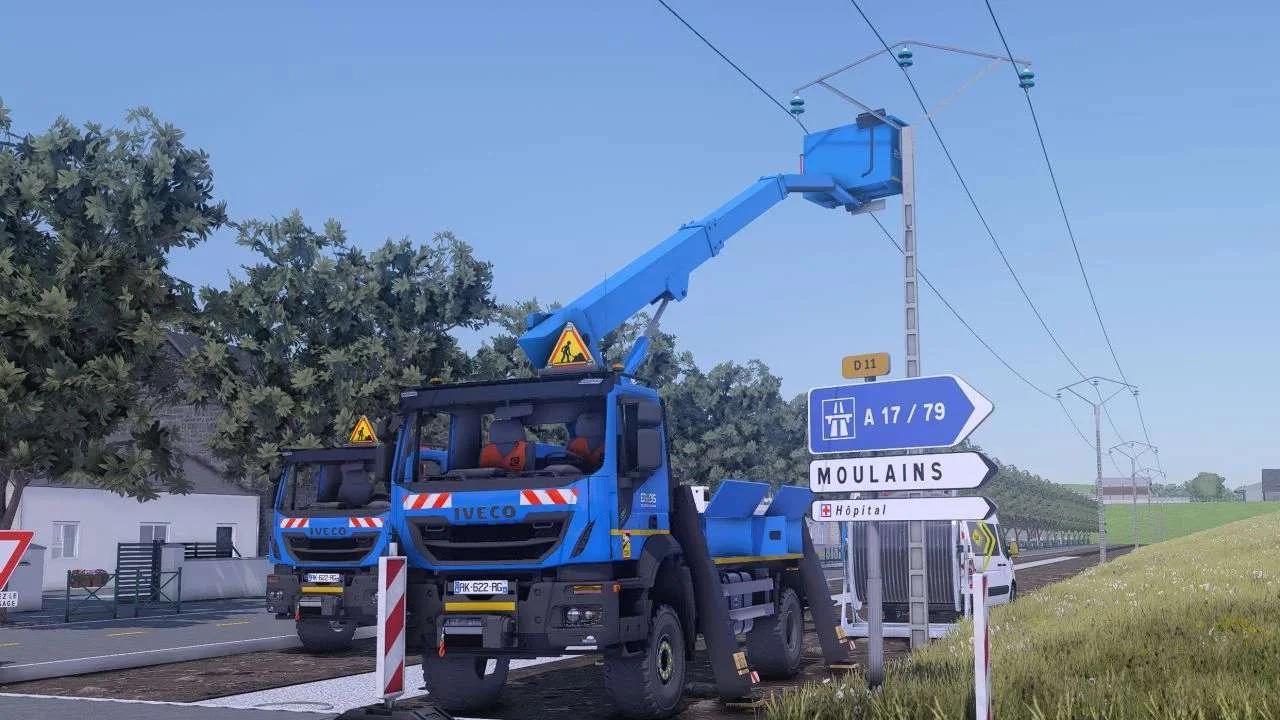 Iveco X-Way PEMP 19m (Enedis) v1.0 FS22 FS22 Mod Free Download