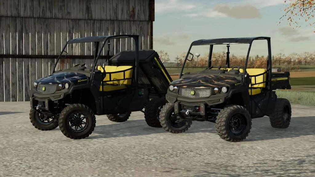 John Deere XUV865E And Cargo Cart v1.0 FS22 FS22 Mod Free Download