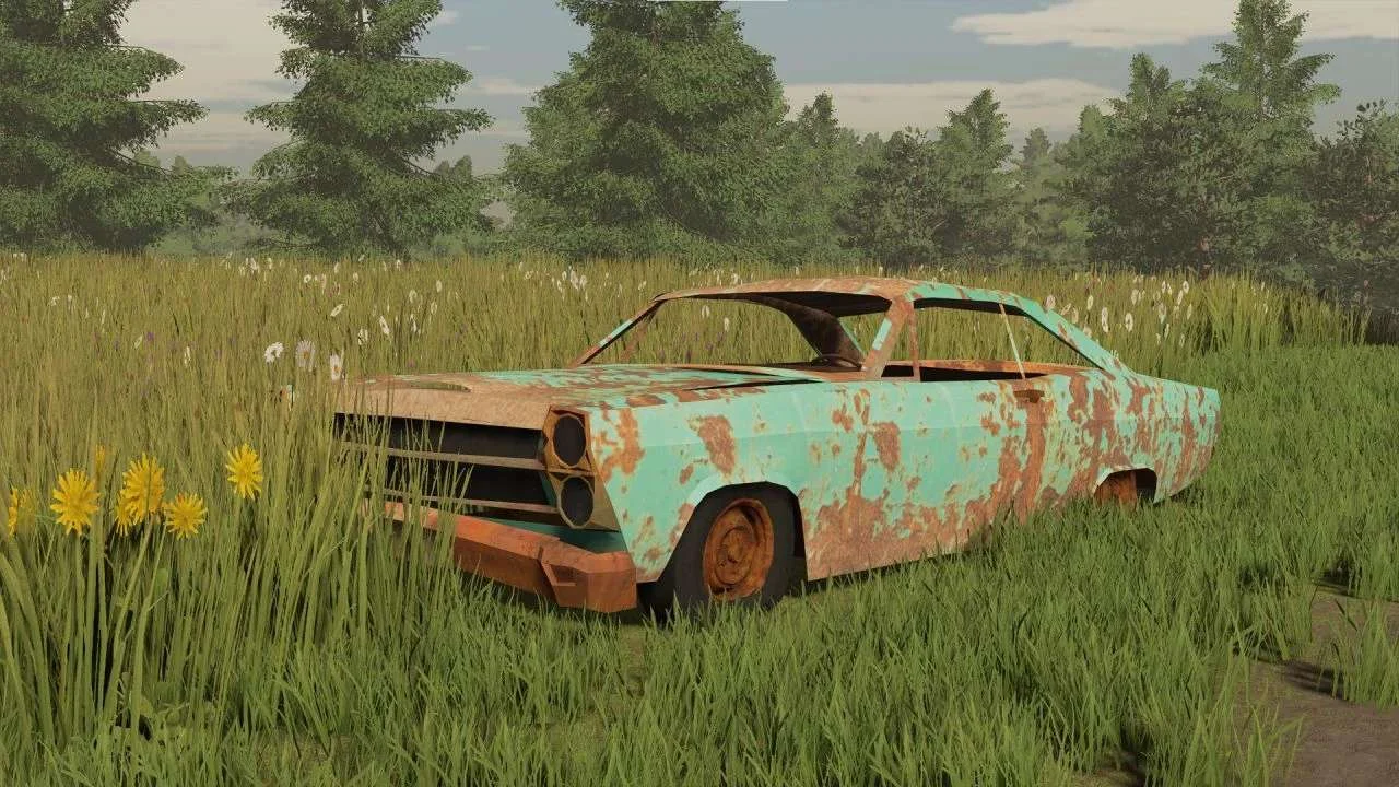 Junk car v1.0 FS22 FS22 Mod Free Download