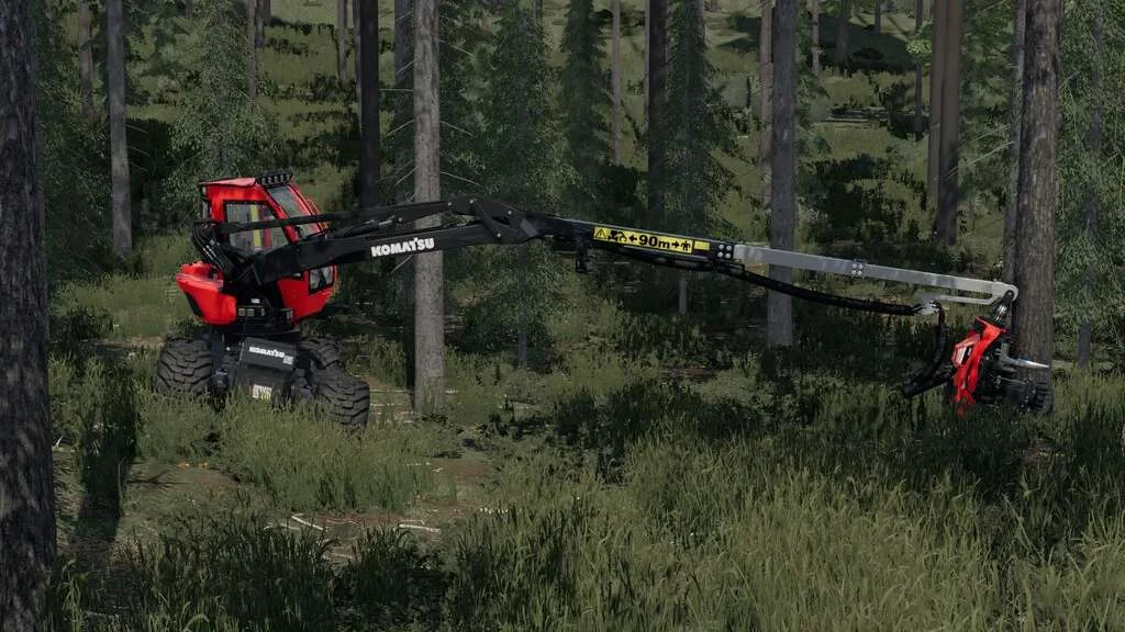 Komatsu 931 Harvester Pack v1.1 FS22 FS22 Mod Free Download