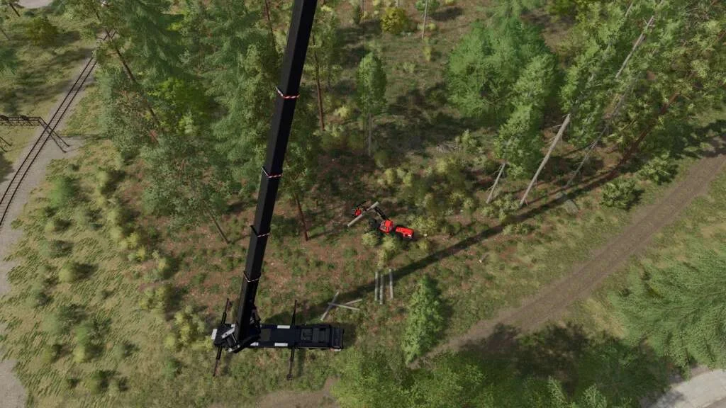 Liebherr LTM1450 Mobile Crane v1.0 FS22 FS22 Mod Free Download