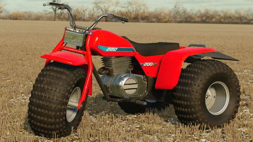 Lizard ATC 200 Big Red v1.0 FS22 FS22 Mod Free Download