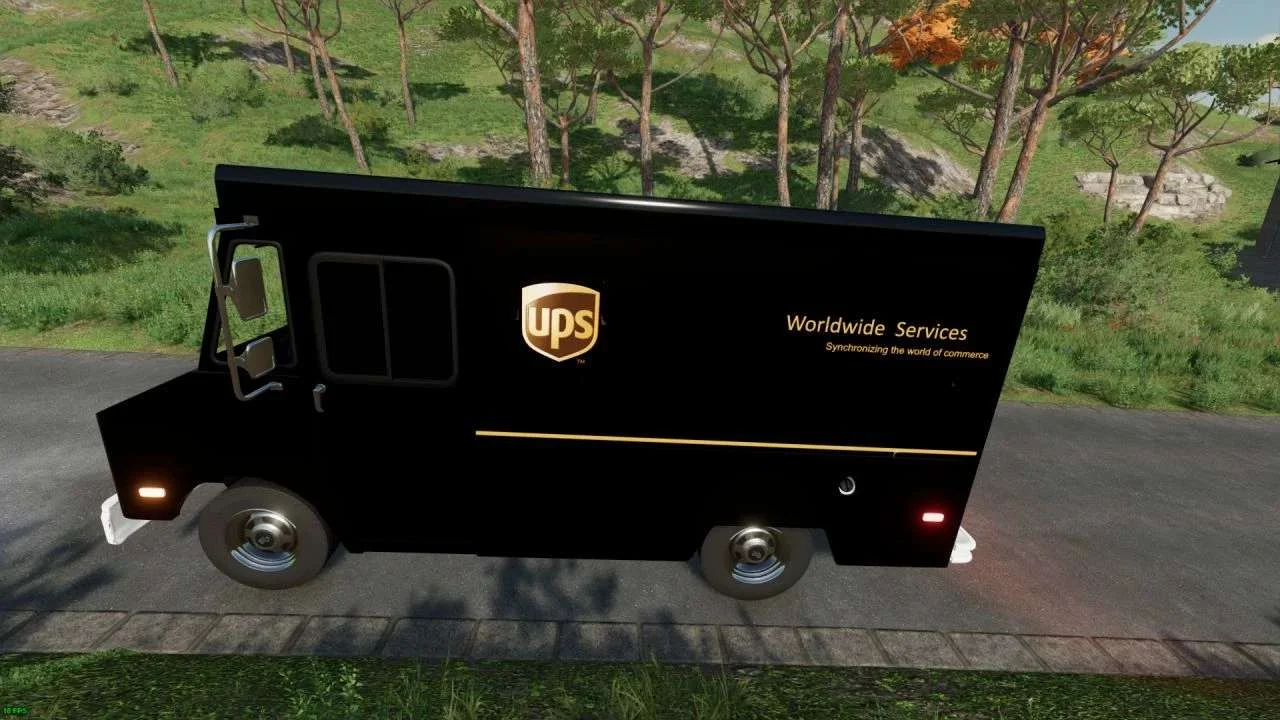 LIZARD STEPVAN UPS UNITED STATES VERSION v1.0 FS22 FS22 Mod Free Download