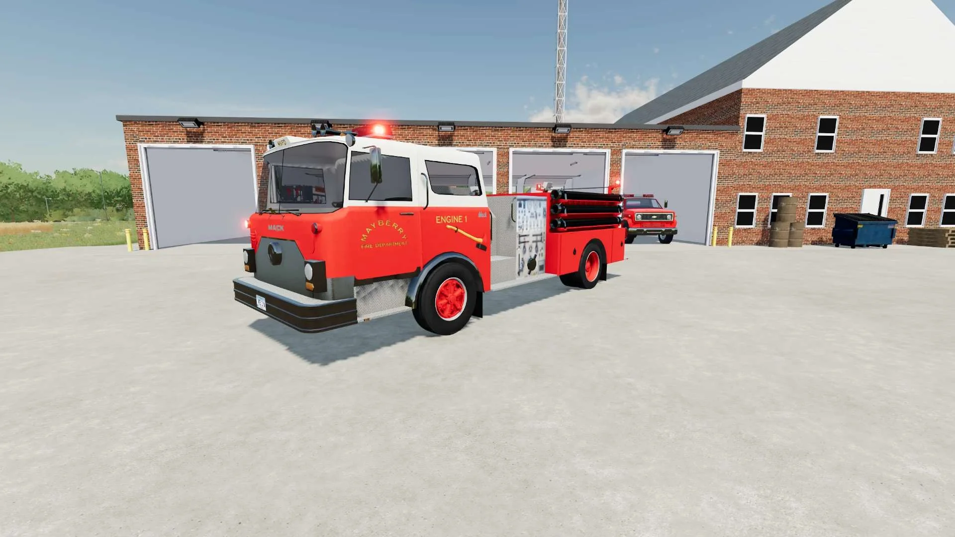 Mack CF Fire Engine v1.0 FS22 FS22 Mod Free Download