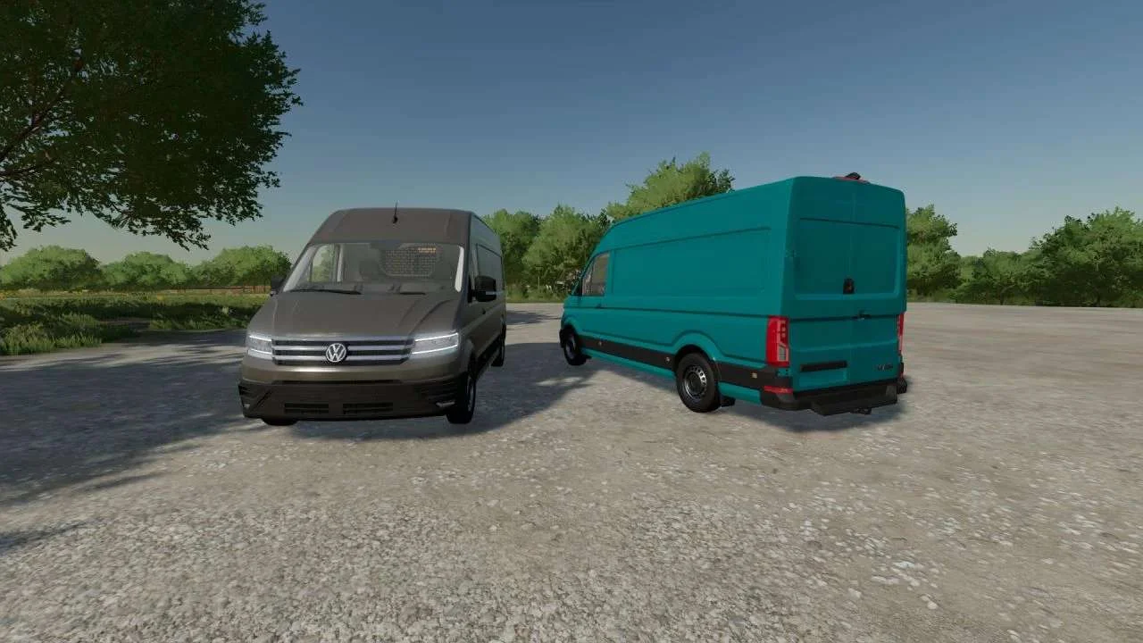 MAN & Volkswagen van pack v1.0 FS22 FS22 Mod Free Download