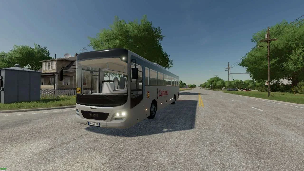 Man Intercity Catteau Voyages 59 v1.0 FS22 FS22 Mod Free Download