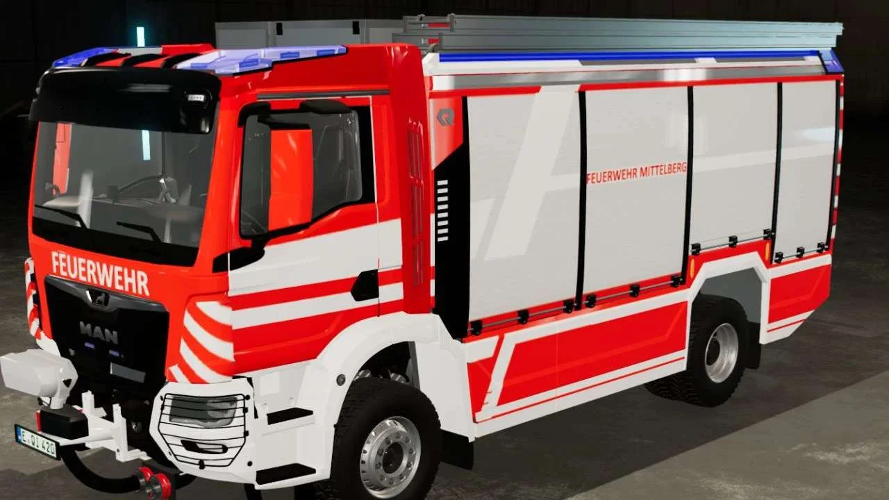 MAN TGM 2023 AT3 TLF/RW v1.0 FS22 FS22 Mod Free Download