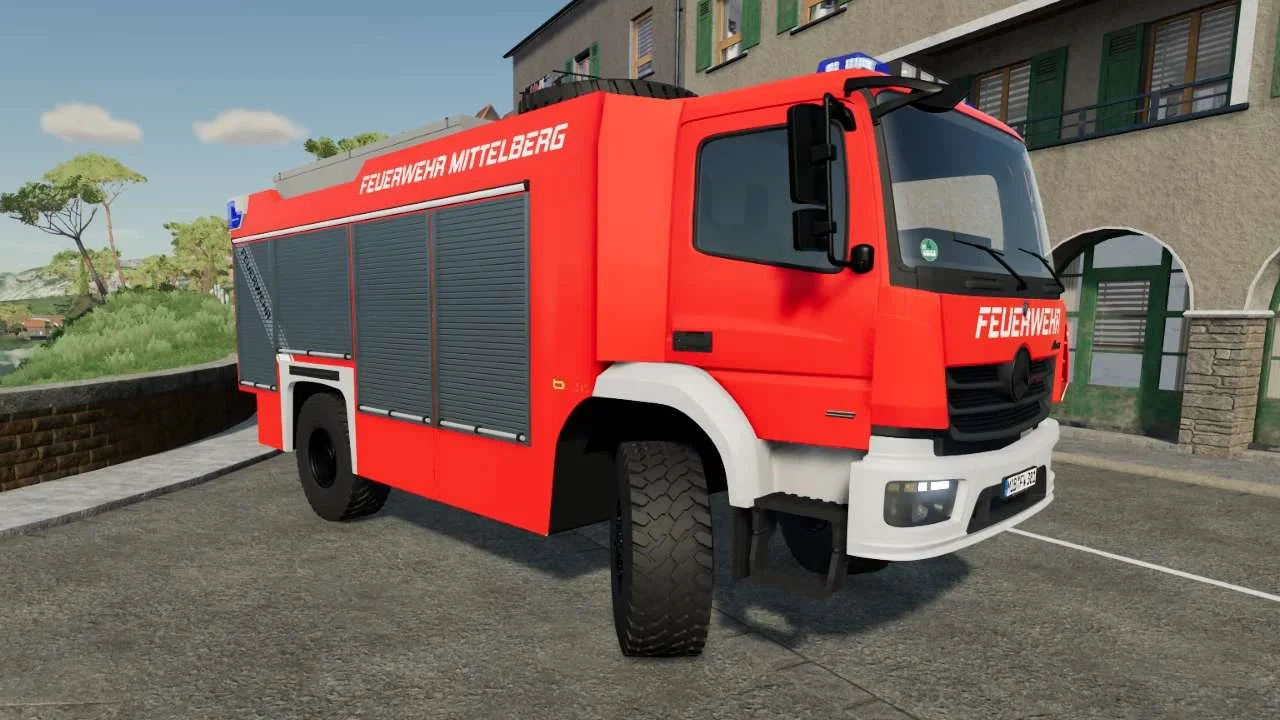 MB Fire Truck (SimpleIC) v1.0 FS22 FS22 Mod Free Download