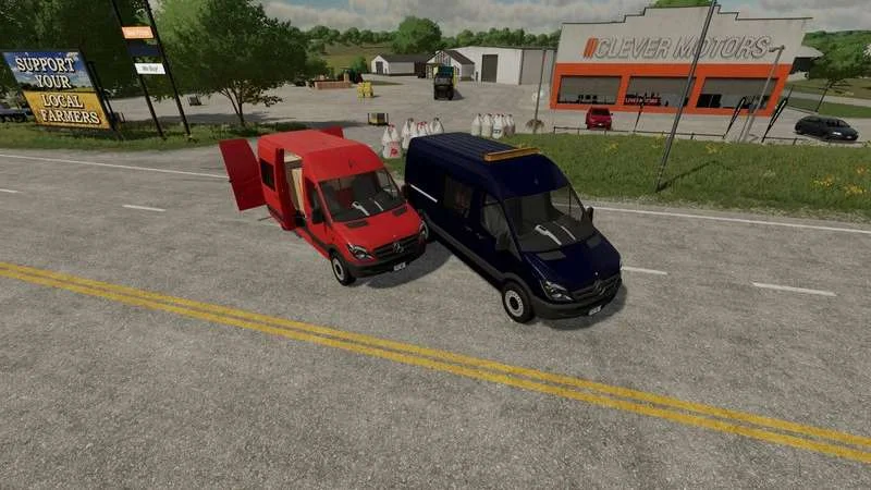 MB Sprinter 3x Palletautoload v1.3.0.7 FS22 FS22 Mod Free Download