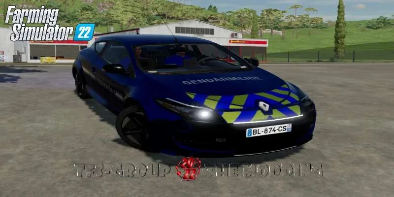 MEGANE RS3 GENDARMERIE v1.0 FS22 FS22 Mod Free Download